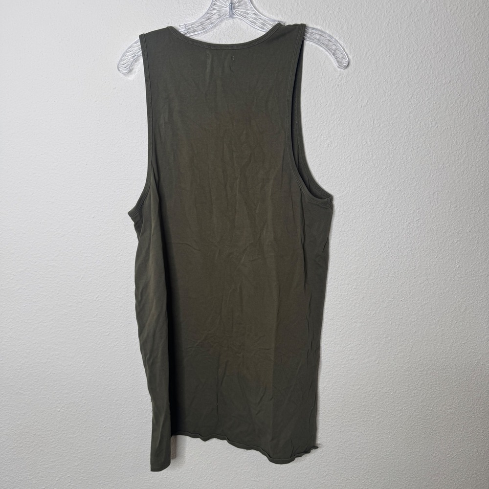 Fear of God FOG Collection One Olive Green Longline Tank Top Mens Medium M - Picture 7 of 8